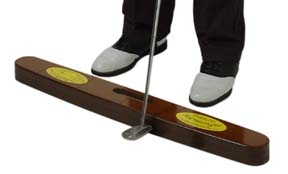 Putting Arc Putting Training Aid will allow the golfer to train a correct putting stroke.JPG
