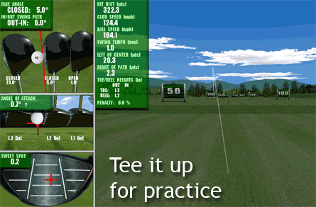 p3pro will also allow you to analyse your putting stroke. Play a full round of golf and work on every aspect of your game with the golf analysis tools.gif